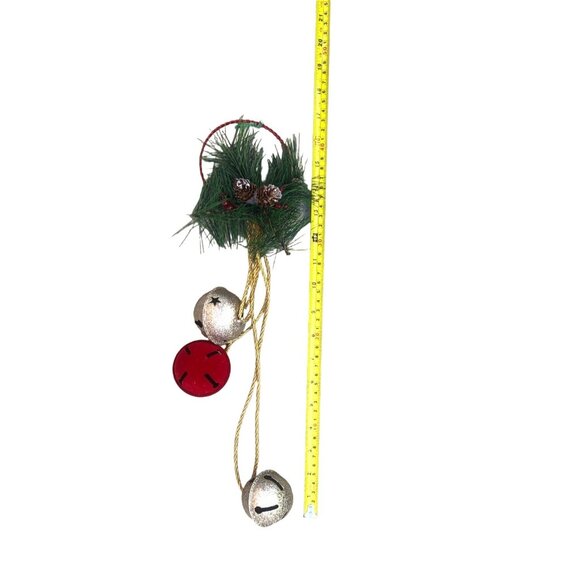 CHRISTMAS 2-PIECE DOOR/DOORKNOB CHRISTMAS DECORATION WITH BELLS - Picture 5 of 5